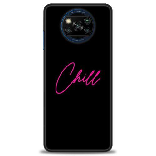 Xiaomi Poco X3 NFC Kılıf HD Baskılı Kılıf - Chill + Tam Ekran Koruyucu