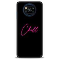 Xiaomi Poco X3 NFC Kılıf HD Baskılı Kılıf - Chill + Tam Ekran Koruyucu