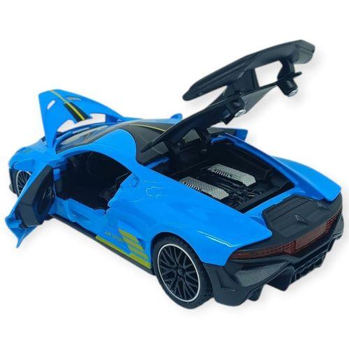 Sesli Işıklı Spor Araba 15 cm - 3241D- Mavi