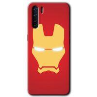 Oppo A91 Kılıf HD Desen Baskılı Arka Kapak - İronMan