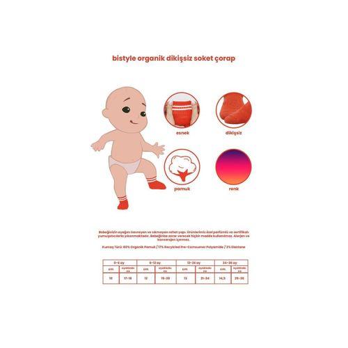 Bistyle Bistyle 6'Lı Basic Penye Soket Çorap 10101 Ekru