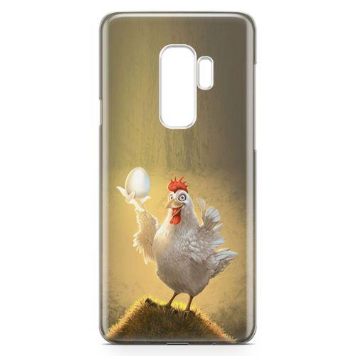 Samsung Galaxy S9 Plus Kılıf Yumurtam Benim Arka Kapak Koruma Desenli Full Koruyucu