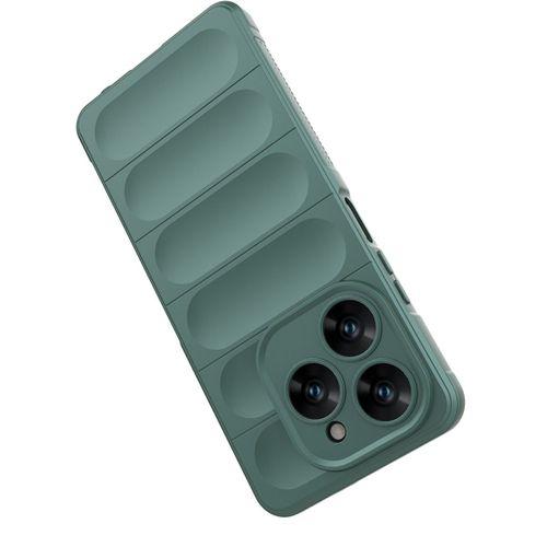 Tecno Spark 20 Pro 4G Kılıf Esnek TPU Oyuklu Arka Yüzey Tasarımlı Zore Etnik Silikon Kapak
