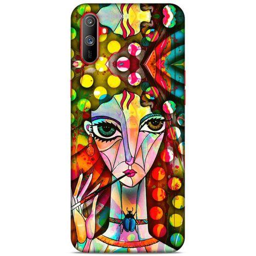 Lopard Oppo Realme C3 Uyumlu Kılıf Sürreal Yüzler ♀ (3) Kapak Baskılı
