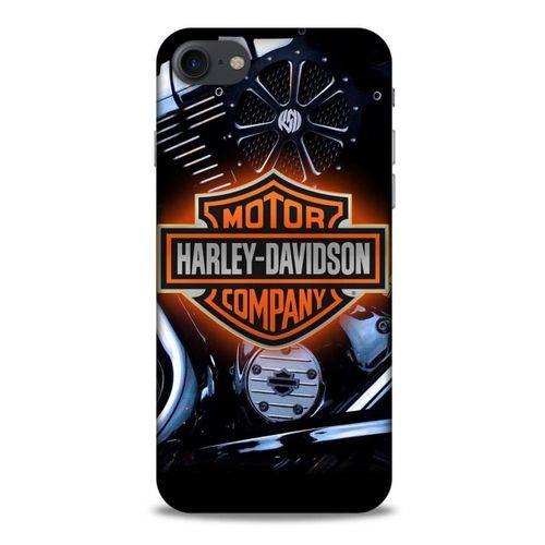 Apple Iphone 8 Uyumlu Kılıf Motorsiklet (13) Silikon Kap Harley Davidson