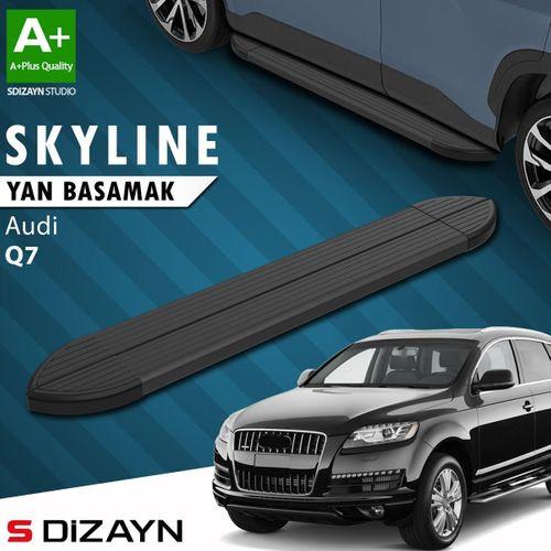S-Dizayn Audi Q7 Skyline Siyah Yan Basamak 213 Cm 2005-2015 A+ Kalite