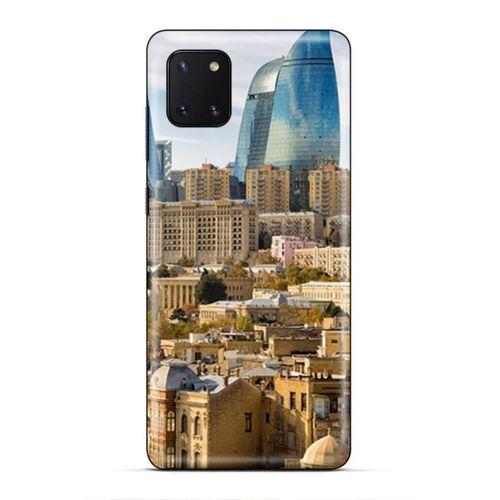 Huawei Y5P Uyumlu Kılıf Azarbaijan (31) TPU Kılıf Bakü Kuleler