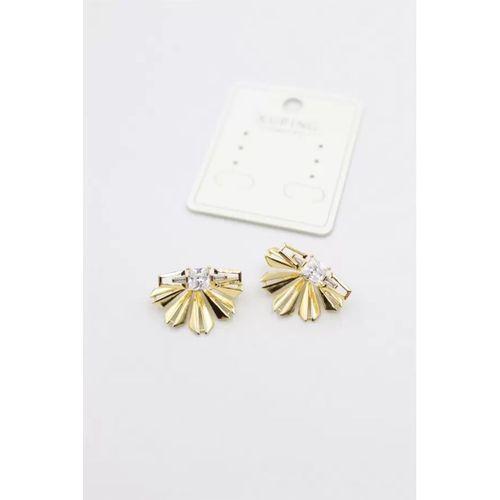 Taşlı Küpe - Altın