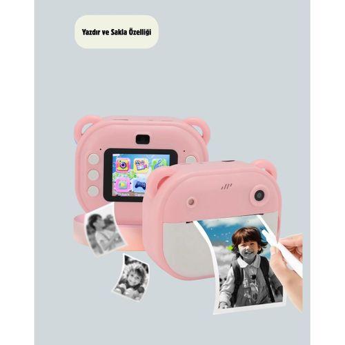 Anında Baskı Özellikli Şipşak Kamera 24mp Hd Çift Lensli Ve 32gb Hafızalı