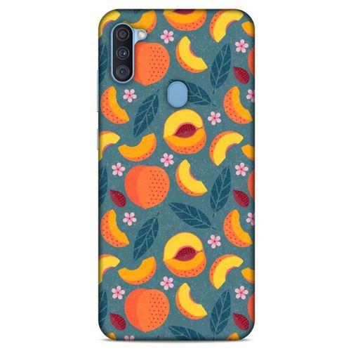 Frutix Şeftali 01 Samsung Galaxy A11 Kılıf Desenli Silikon