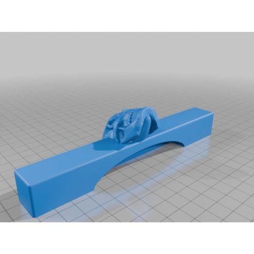 Kuru Kafalı Çekmece Kulpu 3D Baskı (Bu ürün Sadece Plastik parçadır - Almadan Önce Soru Sorabilirsiniz)