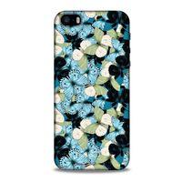 Apple Iphone 5S Kılıf Kelebek Etkisi (26) Tpu Silikon Kılıf Sarı Kırmızı