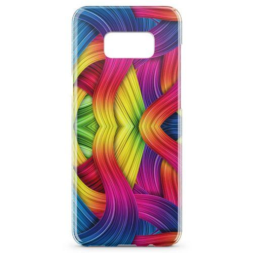 Samsung Galaxy S8 Plus Kılıf Moda Renkler Arka Kapak Koruma Desenli Full Koruyucu
