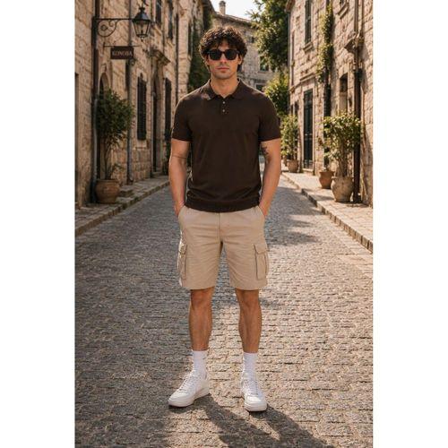 ALEXANDERGARDI Polo Yaka Düğmeli Triko T-shirt (50024)