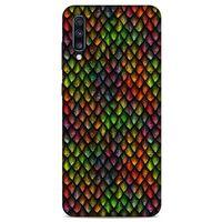 Samsung Galaxy A70s Kılıf Dragons (6) Silikon Kılıf Ejderha Skin Çok Renkli