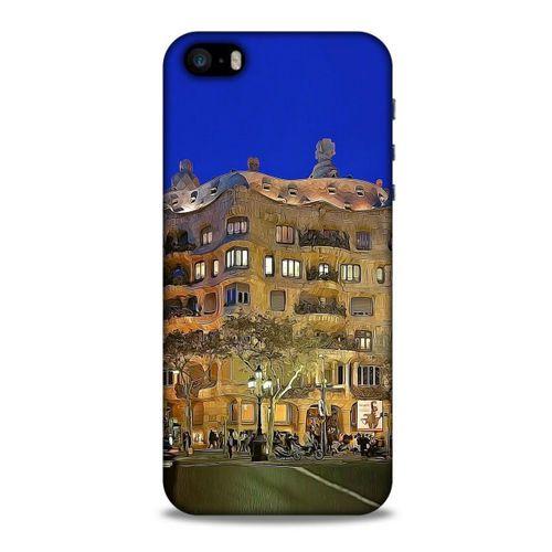 Apple iPhone SE Kılıf Dünya Mimarisi (28) Arka Kapak Casa Mila İspanya