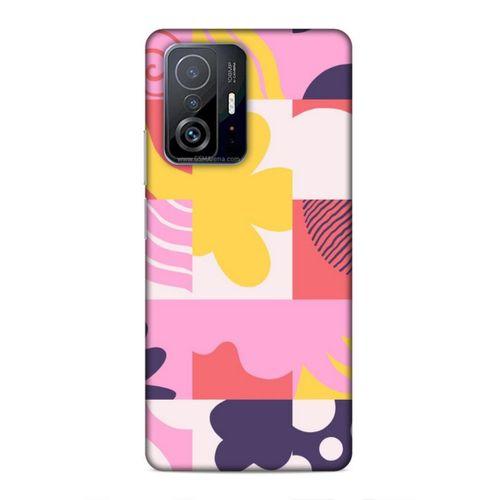 Xiaomi Mi 11T Pro 5G Uyumlu Kılıf Insomnia (22) Tam Koruma Kılıfı Pembe Sarı