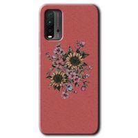 Xiaomi Poco M3 HD Baskılı Kılıf + 9D Tam Ekran Koruyucu - Retro Çiçek