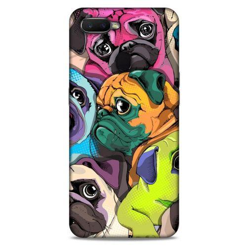 Animax Portre Pugs Oppo Ax7 Kılıf Desenli Silikon