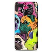 Animax Portre Pugs Oppo Ax7 Kılıf Desenli Silikon