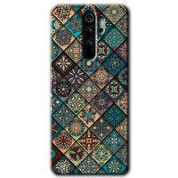 Potkal Hediye Fabrikası Xiaomi Redmi Note 8 Pro Kılıf HD Desen Baskılı Arka Kapak - Mandala Desen