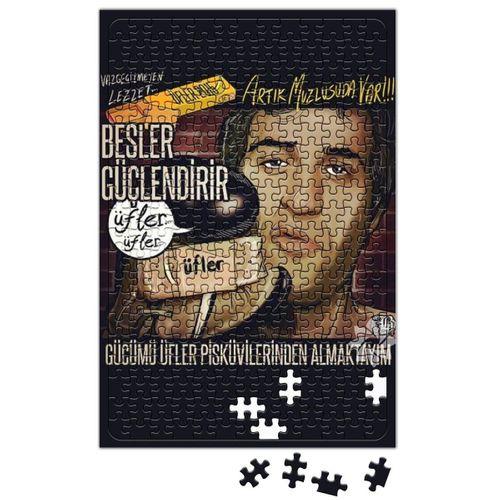 Kemal Sunal 100 Numaralı Adam Üfler Bisküvileri Puzzle