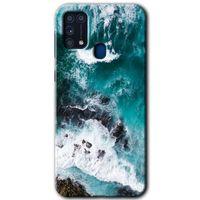 Potkal Hediye Fabrikası Samsung Galaxy M31 Kılıf HD Desen Baskılı Arka Kapak - Deniz Kıyısı