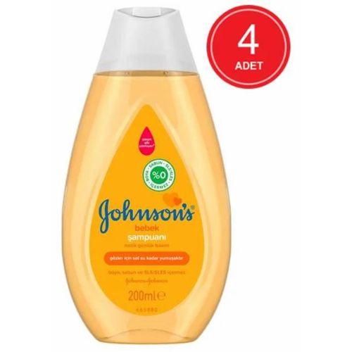 Johnson's Baby Bebek Şampuanı 4 x 200 ML