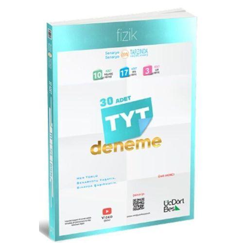 TYT Fizik 30 Deneme ÜçDörtBeş Yayınları