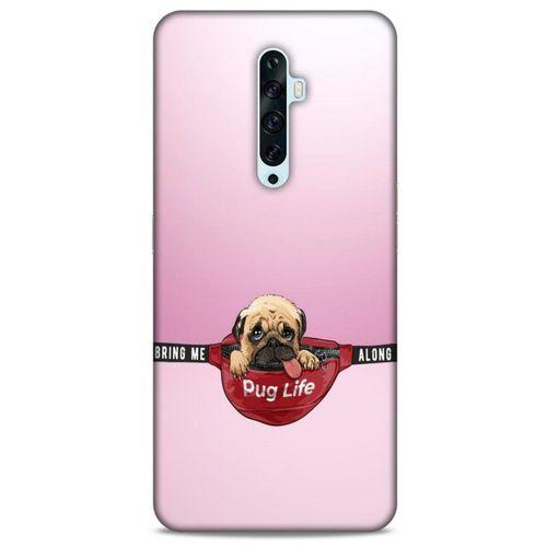 Oppo Reno 2z Kılıf Köpek Kıyafetleri (5) Koruma Kabı Yavru Pug Çanta