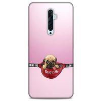 Oppo Reno 2z Kılıf Köpek Kıyafetleri (5) Koruma Kabı Yavru Pug Çanta