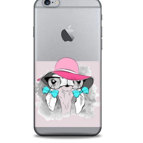 Zoologix (63) Apple Iphone 6S Plus Şeffaf Kılıf Silikon Desenli