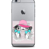 Zoologix (63) Apple Iphone 6S Plus Şeffaf Kılıf Silikon Desenli