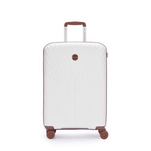 Benetton Trolley Valiz Beyaz Orta Boy 14BNT8010-02-BY