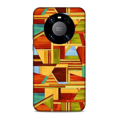 Lopard Huawei Mate 40 Pro Uyumlu Kılıf Wood'X (46) Core Armor Kılıf Desenli