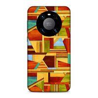 Lopard Huawei Mate 40 Pro Uyumlu Kılıf Wood'X (46) Core Armor Kılıf Desenli