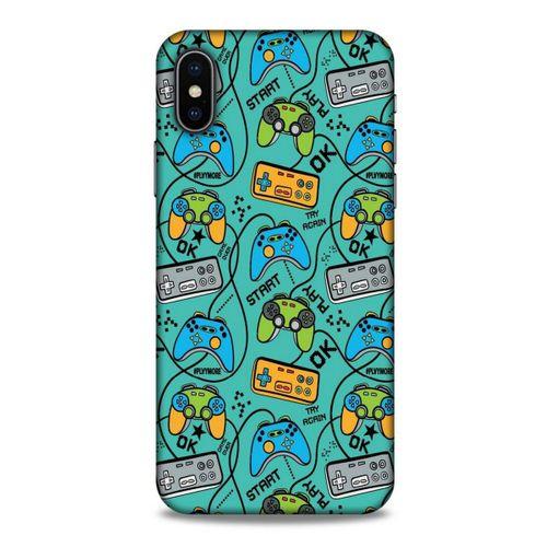 Retro (4) Desen Koruma Kılıfı Renkli Apple iPhone XS Kılıf