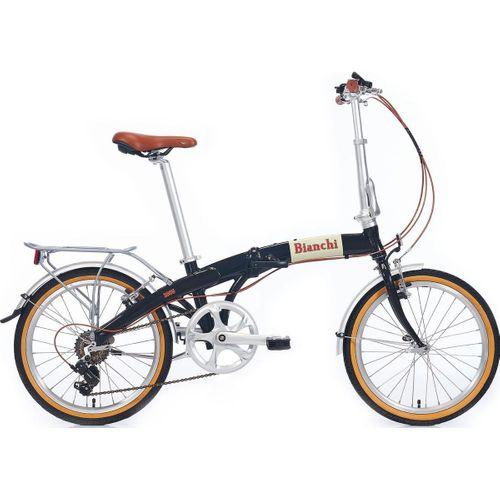Bianchi New Vintage 20 Jant Katlanır Bisiklet Siyah