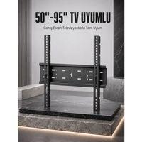 Tv Duvar Askı Atı 50-95 İnç Uyumlu Güvenli Sabit Montaj