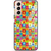 Samsung Galaxy S21 Plus Kılıf Yılbaşı Süsleri (10) Full Koruma Kılıfı