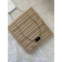 Taşlı Kolye - Siyah