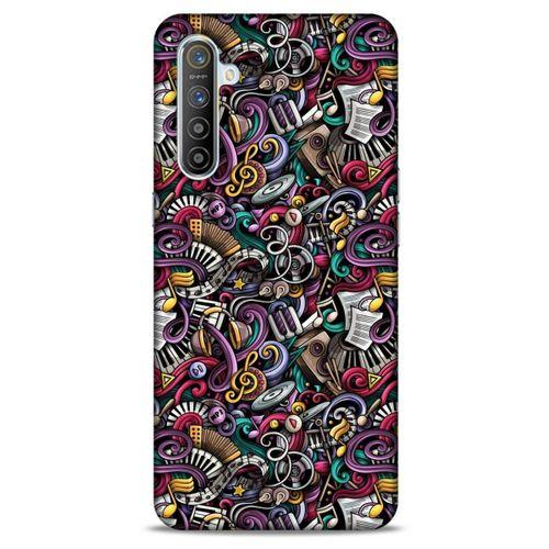 Graffitix (4) Desenli Silikon Kapak Oppo Realme XT Kılıf