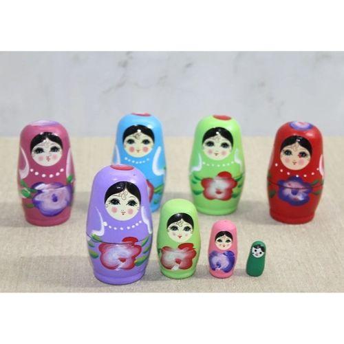 4'lü Ahşap Matruşka Alk3814