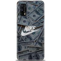 Realme 7 Pro Kılıf HD Baskılı Kılıf - Nike Dolar + Tam Ekran Koruyucu