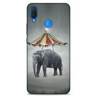 Lopard Huawei Psmart 2019 Uyumlu Kılıf Manipülasyon ☻ (15) Antişok Kılıf Baskılı