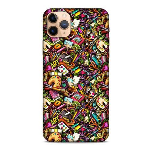 Graffitix (18) Desenli Silikon Kapak Apple Iphone 11 Pro Kılıf