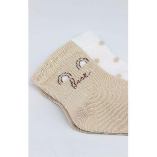 Bistyle Bistyle So Bear Penye Soket Çorap 2li 10142 Ekru Kahve