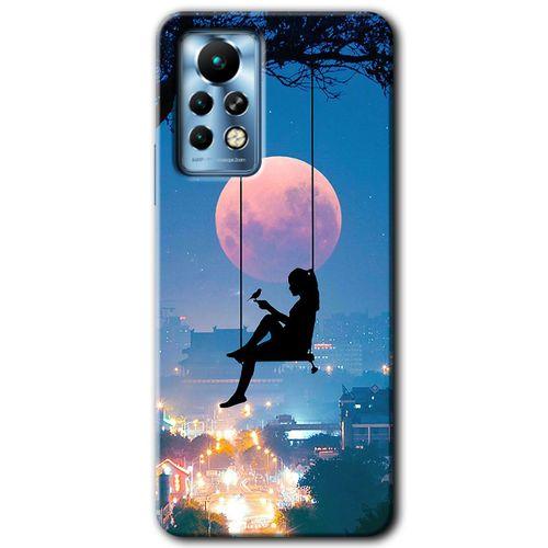 İnfinix Note 11 Pro Kılıf HD Desen Baskılı Arka Kapak - Yalnız Kadın