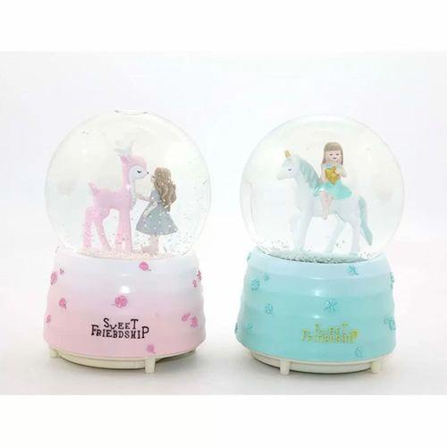 Işıklı Müzikli Kar Küresi 13 Cm