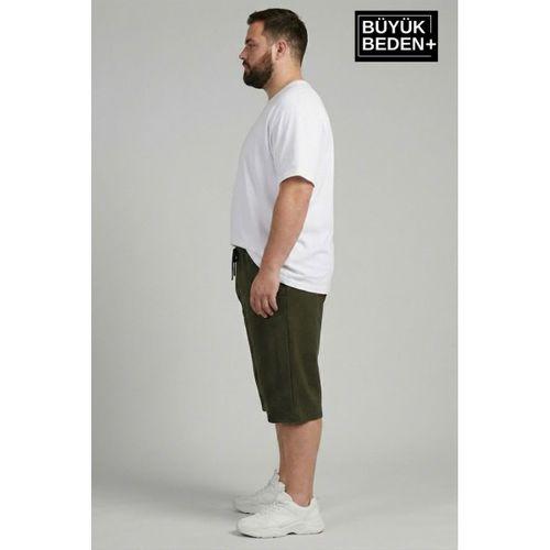 Erkek Büyük Beden Şort 3XL-6XL  Rahat Kesim Diz Altı Günlük Şort-SPR26BSR591